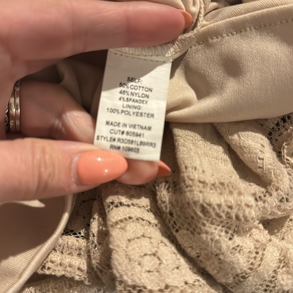 Cream Rabbit Rabbit Rabbit dress in 6P - Picture 7 of 13
